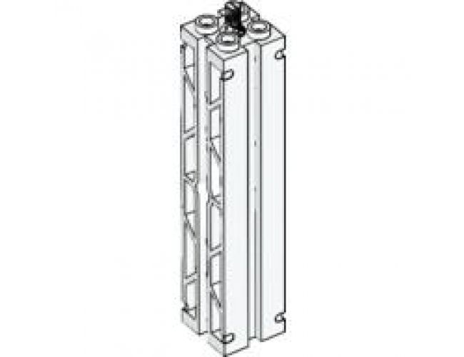 Support 2 x 2 x 8 with Grooves and Top Peg, Lattice on 2 Sides