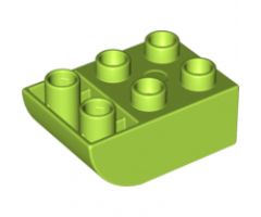 Duplo, Brick 2 x 3 with Curved Bottom