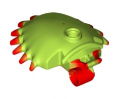 Plant Venus Flytrap Shell with Red Spikes Pattern