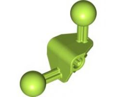 Bionicle Ball Joint 4 x 4 x 2 90 Degree with 2 Ball Joint and Axle Hole