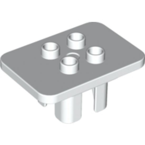 Duplo, Furniture Table Square with 4 Top Studs