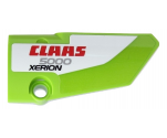 Technic, Panel Fairing # 4 Small Smooth Long, Side B with Red 'CLAAS', Silver '5000' and Black 'XERION' Pattern (Sticker) - Set 42054