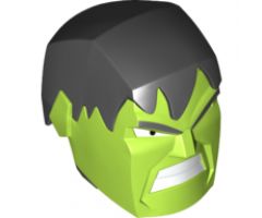 Large Figure Part Head Modified Super Heroes Hulk Pattern