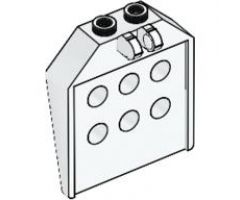 Door 1 x 4 x 3 2/3 with 6 Holes and Locking 2 Fingers Hinge