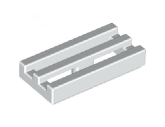 Tile, Modified 1 x 2 Grille with Bottom Groove / Lip