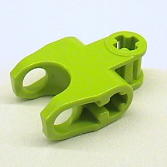 Technic, Connector Axle 2 x 3 with Ball Joint Socket, Closed Sides, Squared Ends, Open Lower Axle Holes