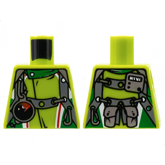 Torso World Racers - Team Extreme with Vest with Belts and Radar Pattern