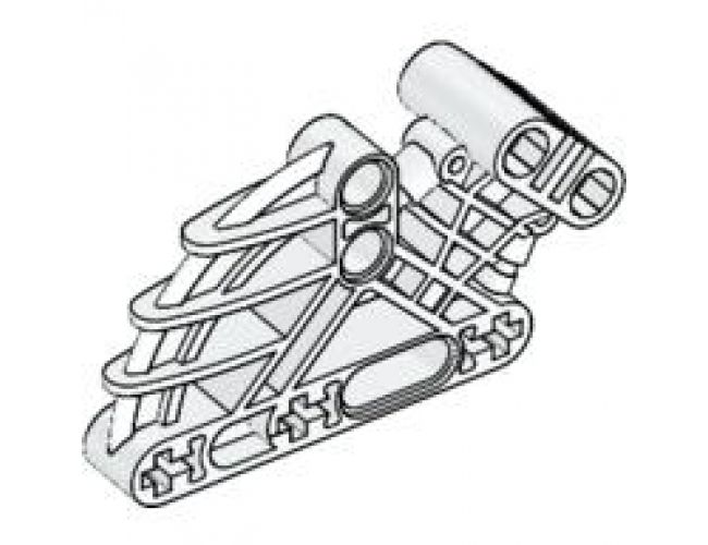 Bionicle Bohrok Rib Cage, Liftarm 2 x 4 x 7 Angled