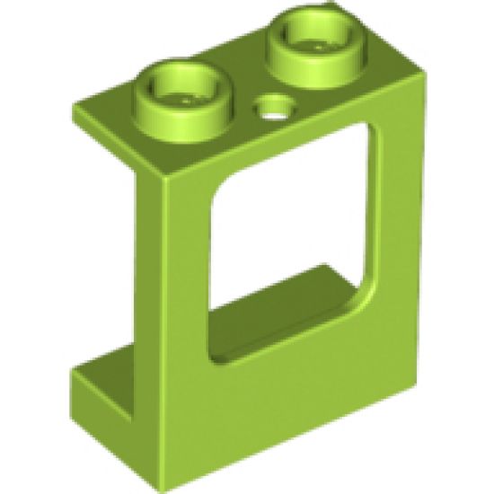 Window 1 x 2 x 2 Plane, Single Hole Top and Bottom for Glass