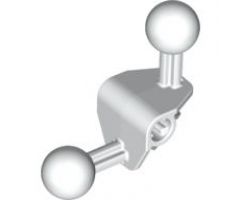 Bionicle Ball Joint 4 x 4 x 2 90 Degree with 2 Ball Joint and Axle Hole