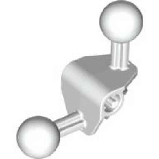 Bionicle Ball Joint 4 x 4 x 2 90 Degree with 2 Ball Joint and Axle Hole