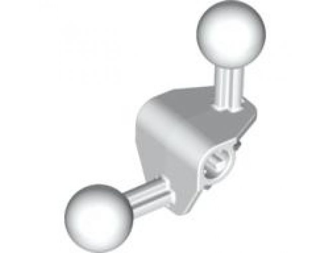 Bionicle Ball Joint 4 x 4 x 2 90 Degree with 2 Ball Joint and Axle Hole