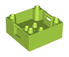 Duplo Container Box 4 x 4 with Studs on Corners