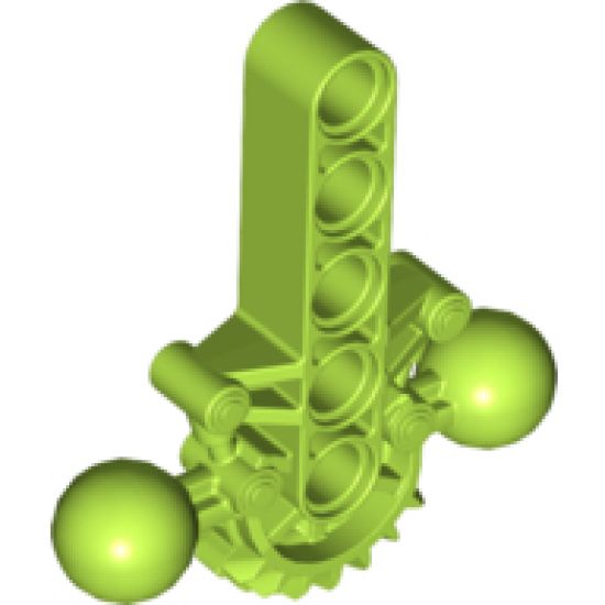 Bionicle Hips / Lower Torso with 2 Ball Joint and 7 Tooth Half Gear