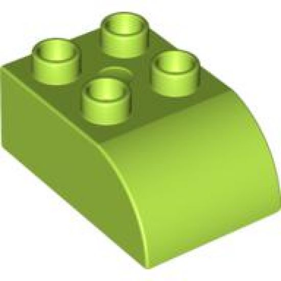 Duplo, Brick 2 x 3 with Curved Top