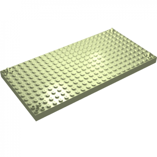 Brick, Modified 12 x 24 with Peg at each Corner