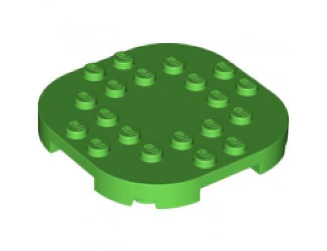 Plate, Modified 6 x 6 with Rounded Corners and 4 Feet