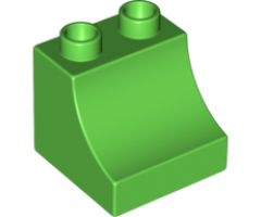 Duplo, Brick 2 x 2 x 1 1/2 with Curve