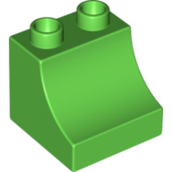 Duplo, Brick 2 x 2 x 1 1/2 with Curve