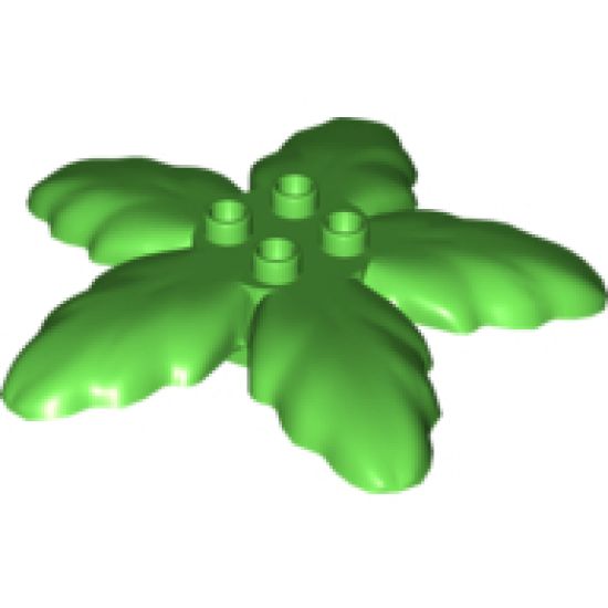 Duplo, Plant Palm Tree Leaves with 4 Top Studs