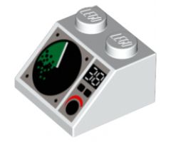 Slope 45 2 x 2 with Radar Screen, Digital Numbers, Buttons and Dial Pattern