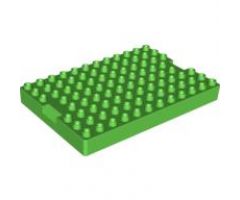 Duplo, Brick 8 x 12 with 1 x 2 Indentations on Ends (Container Top)