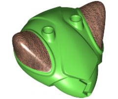 Minifigure, Head, Modified Insectaloid Warrior Pattern (Twitch)