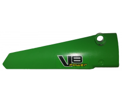 Technic, Panel Fairing # 6 Long Smooth, Side B with 'V8 power' Pattern (Sticker) - Set 42039