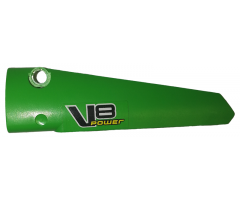 Technic, Panel Fairing # 5 Long Smooth, Side A with 'V8 power' Pattern (Sticker) - Set 42039