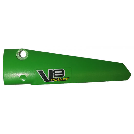 Technic, Panel Fairing # 5 Long Smooth, Side A with 'V8 power' Pattern (Sticker) - Set 42039