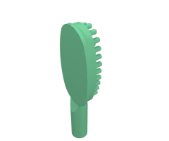 Minifigure, Utensil Hairbrush - Short Handle (10mm)