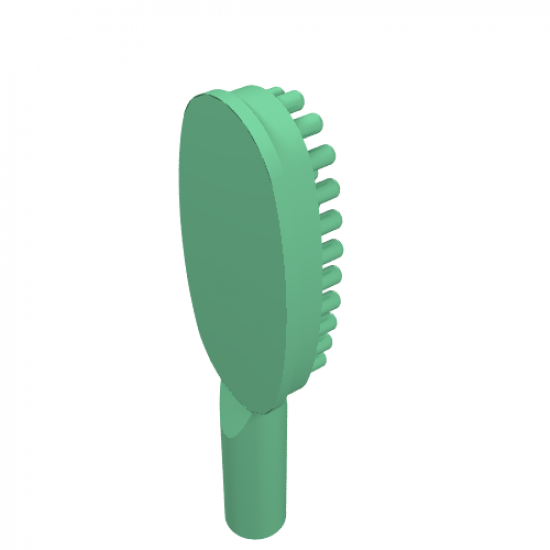 Minifigure, Utensil Hairbrush - Short Handle (10mm)