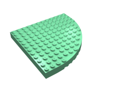 Brick, Round Corner 12 x 12