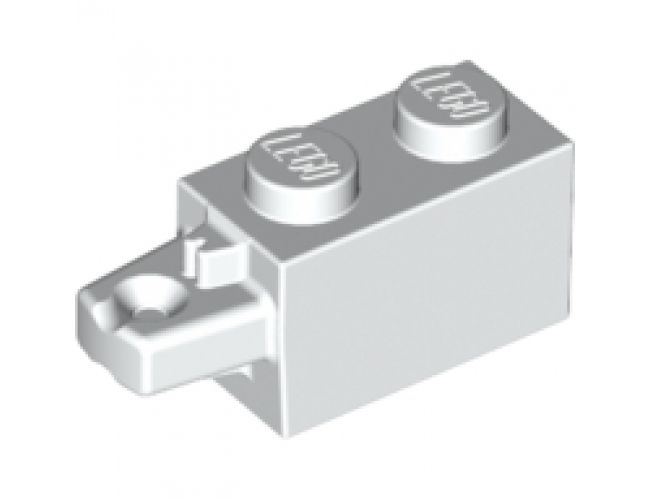 Hinge Brick 1 x 2 Locking with 1 Finger Horizontal End