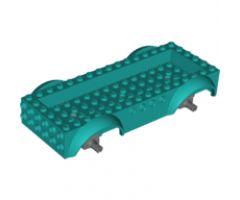 Vehicle, Base 8 x 16 x 2 1/2 with Mudguards and 14 x 4 Recessed Center with 3 Holes