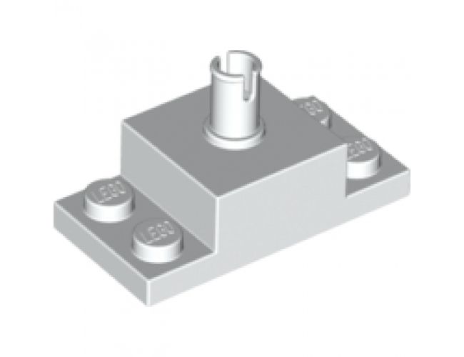 Brick, Modified 2 x 2 with Top Pin and 1 x 2 Side Plates