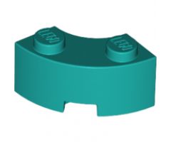 Brick, Round Corner 2 x 2 Macaroni with Stud Notch and Reinforced Underside