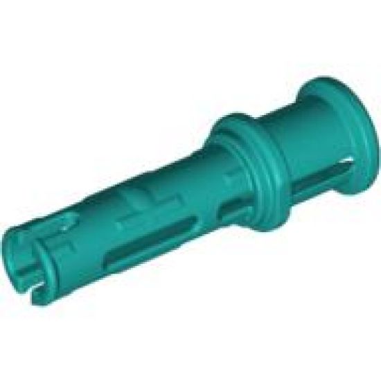 Technic, Pin 3L with Friction Ridges Lengthwise and Stop Bush