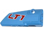Technic, Panel Fairing # 4 Small Smooth Long, Side B with 'LT1' Pattern (Sticker) - Set 42036