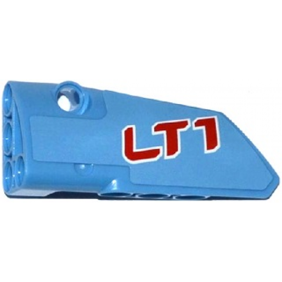 Technic, Panel Fairing # 3 Small Smooth Long, Side A with 'LT1' Pattern (Sticker) - Set 42036