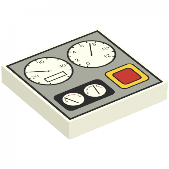 Tile 2 x 2 with Gauges Pattern