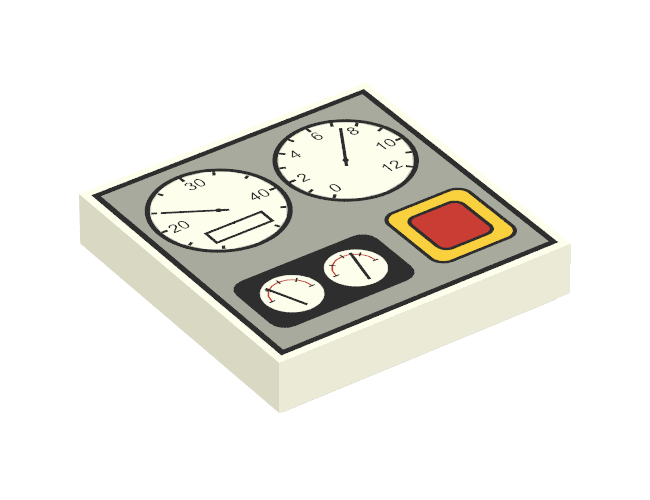 Tile 2 x 2 with Gauges Pattern