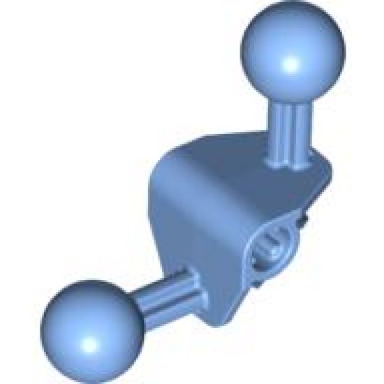 Bionicle Ball Joint 4 x 4 x 2 90 Degree with 2 Ball Joint and Axle Hole