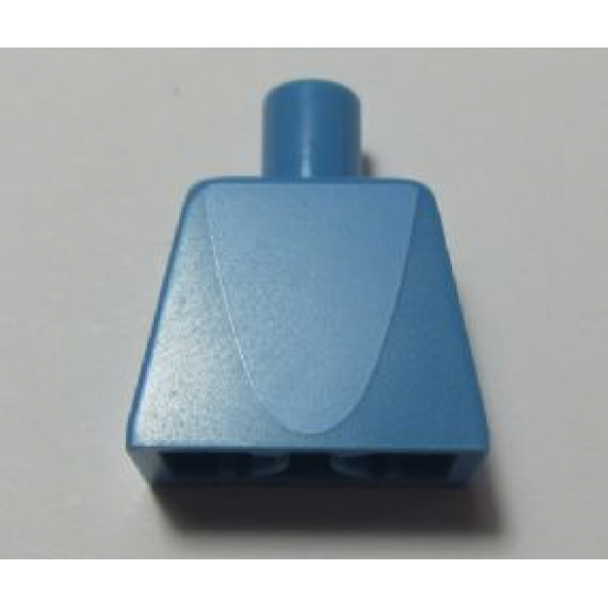 Torso Light Blue Parabola Shaped Center Panel Pattern (Shark Suit)