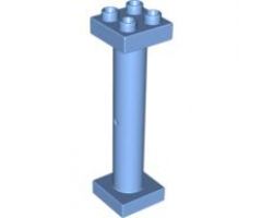 Duplo Support Column 2 x 2 x 6 Round with Open Latticed Back