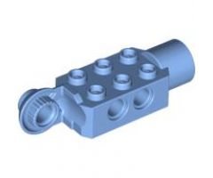 Technic, Brick Modified 2 x 3 with Pin Holes, Rotation Joint Ball Half (Vertical Side), Rotation Joint Socket