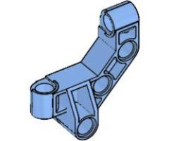 Bionicle Matoran Back, Liftarm 4 x 4 x 2