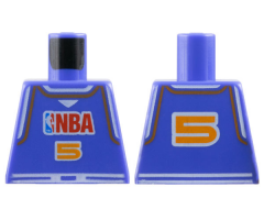 Torso NBA Player Number 5 Pattern