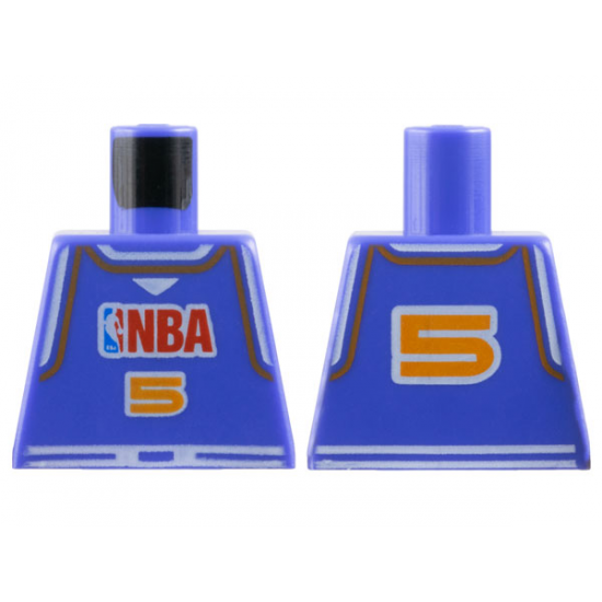Torso NBA Player Number 5 Pattern