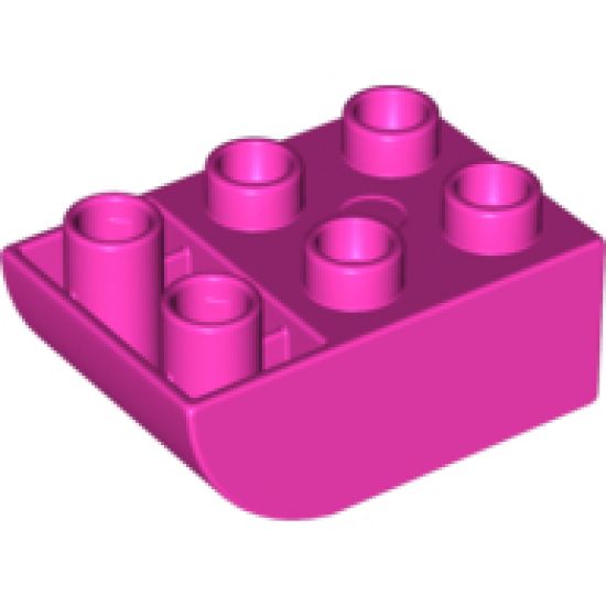 Duplo, Brick 2 x 3 with Curved Bottom